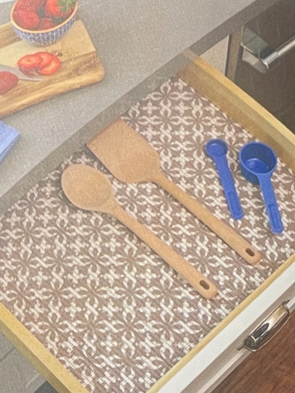 Con-Tact Brand Grip Prints Non-Adhesive Shelf and Drawer Liner-NWT